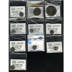 Lot of ten Greek AE. Includes: Judaea. Alexander Jannae Lot of ten Greek AE.