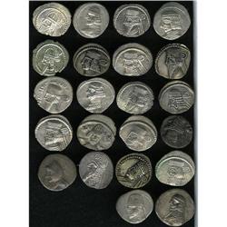 Lot of twenty-one mostly high-grade Parthian drachms. I Lot of twenty-one mostly high-grade Parthian