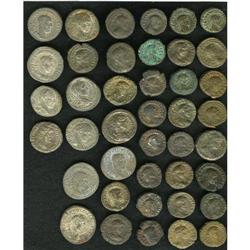 Lot of forty-one Roman tetradrachms from Syria and Egyp Lot of forty-one Roman tetradrachms from Syr