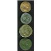 Image 1 : Lot of four Roman bronzes. Includes: Julius Caesar. Dup Lot of four Roman bronzes.