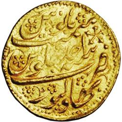Durrani Dynasty Shah Shuja al-Mulk gold Mohur, KM255, B Durrani Dynasty Shah Shuja al-Mulk gold Mohu