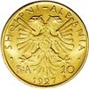 Image 2 : King Zog I gold 10 Franga Ari 1927R, KM9, Fr-3, Choice King Zog I gold 10 Franga Ari 1927R,