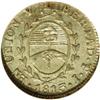 Image 2 : Rio de la Plata. 1/2 Real 1813J-PTS, KM1.1, MS63 NGC, l Rio de la Plata. 1/2 Real 1813J-PTS, 