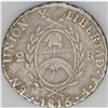 Image 1 : Rio de la Plata. 2 Reales 1815F-PTS, KM3, nice lightly Rio de la Plata. 2 Reales 1815F-PTS, 