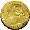 Image 1 : Victoria Gold 1/2 Sovereign 1866, KM3, AU50 NGC. Well s Victoria Gold 1/2 Sovereign 1866,