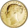 Image 1 : Victoria Shield Back Gold Sovereign 1880M, KM6, lustrou Victoria Shield Back Gold Sovereign 1880M,