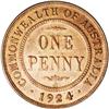Image 2 : George V Penny 1924, KM23, full mint-red UNC and the fi George V Penny 1924,