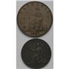 Image 2 : I. Friedman Token pair as follows: Halfpenny 1857, KM-T I. Friedman Token pair as follows: