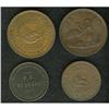 Image 1 : A Token quartet including: O.H. Hedberg Halfpenny ND, K A Token quartet including: