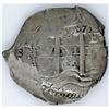 Image 1 : Charles II cob 8 Reales 1666-E, KM21, VF with clear dat Charles II cob 8 Reales 1666-E,