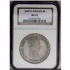 Image 3 : Republic 8 Soles 1846-R, KM103, MS62 NGC. Superbly stru Republic 8 Soles 1846-R,