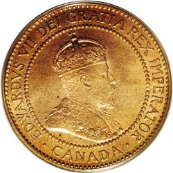 Edward VII Cent 1910, KM8 PCGS, Graded MS65 Red with Edward VII Cent 1910, 