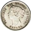 Image 1 : Victoria 5 cent silver 1875H Small Date, KM2 AU50, This Victoria 5 cent silver 1875H Small Date,