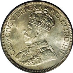 George V 10 Cents 1930, KM23a, MS66 PCGS, "Belzberg Spe George V 10 Cents 1930,