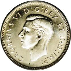 Canada 10 Cents 1946, KM34, SP66 PCGS1946, this is a ch Canada 10 Cents 1946,