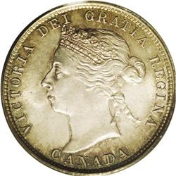 Victoria 25 Cents 1892,with a recut 9 in the date, KM5, Victoria 25 Cents 1892,