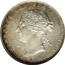 Victoria 50 Cents 1871, KM6, AU55 NGC, light toning on Victoria 50 Cents 1871,