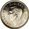 Image 1 : George VI Dollar 1947 Pointed 7 Quadrupled HP, KM37, a George VI Dollar 1947 Pointed 7 Quadrupled HP
