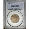 Image 3 : Newfoundland Victoria 1 Cent 1872H, KM1, MS65 Red & Bro Newfoundland Victoria 1 Cent 1872H,