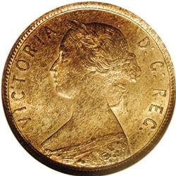 Newfoundland 1 Cent 1890, KM1, MS65 Red & Brown NGC, a Newfoundland 1 Cent 1890,