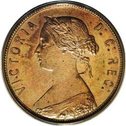 Newfoundland Victoria Cent 1873, KM1, Specimen 62 RB PC Newfoundland Victoria Cent 1873,