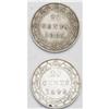 Image 2 : Newfoundland pair as follows: 20 Cents 1885, KM4, VF wi Newfoundland 20 Cent pair as follows: 