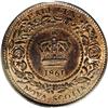 Image 2 : Nova Scotia, Half Cent 1861, KM7, MS64RB PCGS, a super Nova Scotia, Half Cent 1861,