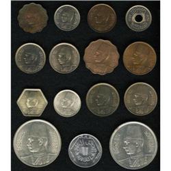 King Farouk Type Selection, KM357 1/2 Millieme 1938, cl King Farouk Type Selection, 