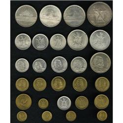 Choice Egyptian Republic Collection, twenty-eight coins Choice Egyptian Republic Collection, 