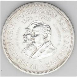 Republic Colon 1925, KM131, UNC, lightly cleaned with n Republic Colon 1925, 