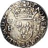 Image 4 : Henri III Teston 1576M, Bust right/Crowned shield, Cian Henri III Teston 1576M,
