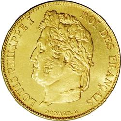 Louis Philippe I gold 20 Francs 1834A, KM750.1, Fr-557, Louis Philippe I gold 20 Francs 1834A,