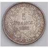 Image 4 : Second Republic 5 Francs 1851A, KM761.1, toned UNC with Second Republic 5 Francs 1851A,
