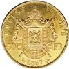 Image 2 : Napoleon III gold 50 Francs 1857A, KM785.1, Fr-569, MS6 Napoleon III gold 50 Francs 1857A,