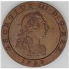 Image 3 : George III pattern farthing, 1798. P-1215 (very rare). George III pattern farthing, 1798. 