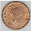 Image 1 : George III halfpenny, 1807. S-3781. Uncirculated with c George III halfpenny, 1807. 