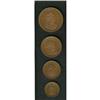 Image 1 : George III bronzed Proof set, 1805. A well-matched set George III bronzed Proof set, 1805. 