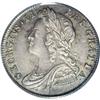 Image 1 : George II sixpence, 1739 Roses. S-3708. Interesting obv George II sixpence, 1739 Roses. 