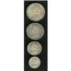 Image 1 : George II Maundy set, 1737. S-3716. Typical mixed set, George II Maundy set, 1737. 