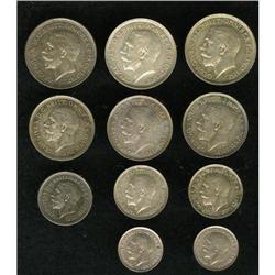 George''s Maundies, 3 sets: 1926 (2x) and 1932. S-4027, George's Maundies, 3 sets: 1926 (2x) and 193