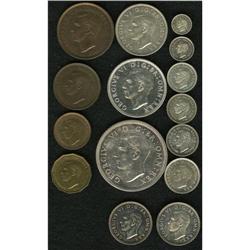 George VI Proof set 1937. S-PS15. The coronation set, c George VI Proof set, 1937. 