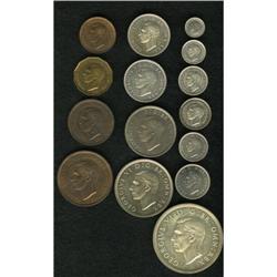 George VI Proof set 1937. S-PS15. The coronation set, c George VI Proof set, 1937.