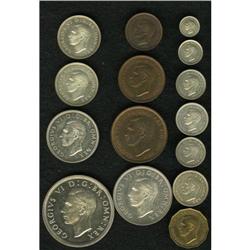 George VI Proof set, 1937. S-PS16. And a third Coronati George VI Proof set, 1937.