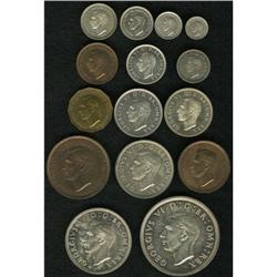 George VI Proof set 1937. S-PS15. The coronation set, c George VI Proof set, 1937.