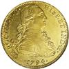 Image 1 : Charles IIII gold 8 Escudos 1794-FM, KM159, MS62 NGC.  Charles IIII gold 8 Escudos 1794-FM,