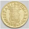 Image 2 : Felipe V gold 1/2 Escudo 1744M-AJ, KM361.1, VF-XF, nice Felipe V gold 1/2 Escudo 1744M-AJ, 