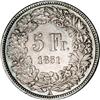 Image 2 : Confederation 5 francs 1851A, KM11, Choice XF, light si Confederation 5 francs 1851A, 