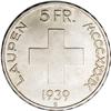 Image 2 : Confederation commemorative 5 francs 1939B, Battle of L Confederation commemorative 5 francs 1939B, 