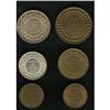 Image 1 : French Protectorate Denomination Set, six coins, all da French Protectorate Denomination Set, 