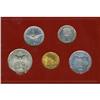 Image 2 : Pius XII 5-piece 1950 Mint Set, KM-MS44, Uncirculated a Pius XII 5-piece 1950 Mint Set, 